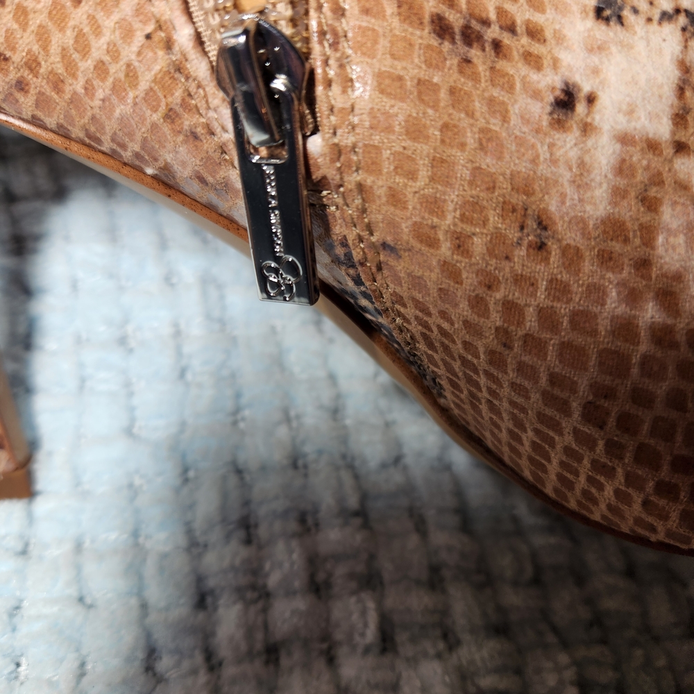 Jessica Simpson Ammira2 Tan Snakeskin Over-the-Knee Boots - Picture 5 of 6